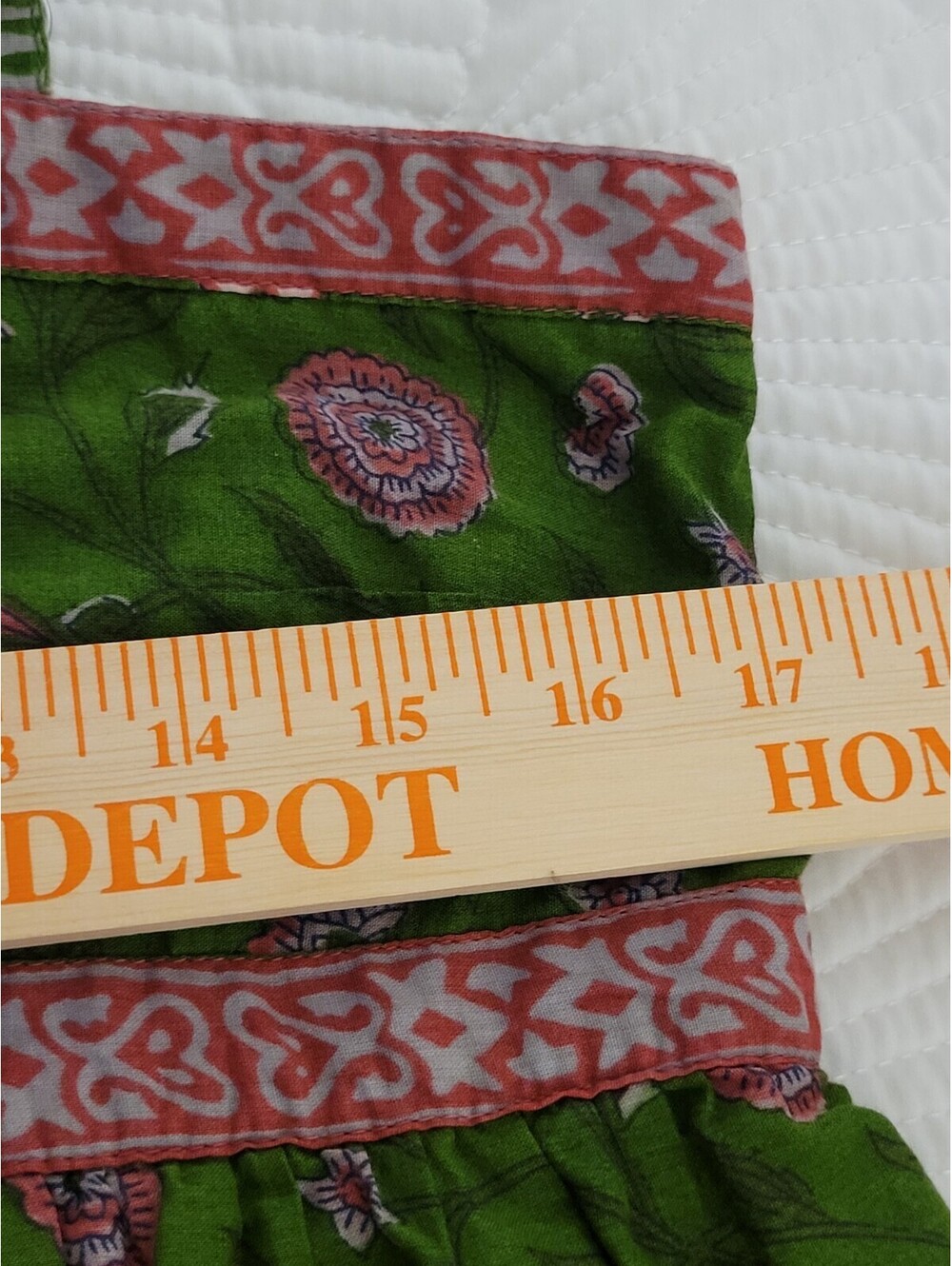 Natural Life Lottie Midi Dress Sz Med Green Floral Buttom Front NWOT Cottagecore - Picture 9 of 9